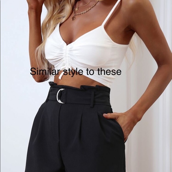 Boohoo High Waisted Black Shorts - Picture 3 of 3